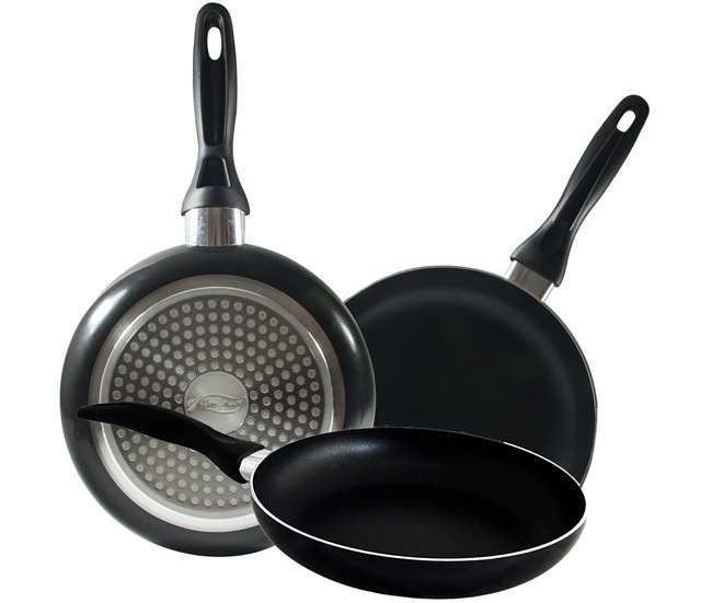 Defina três pãezas de jogo + bateria de cozinha 8 peças Multicor