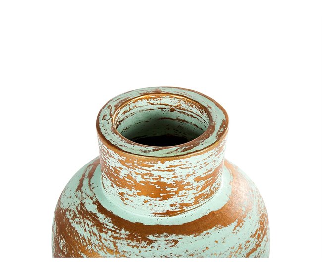 Beliani Jarrón decorativo GONNOS Verde