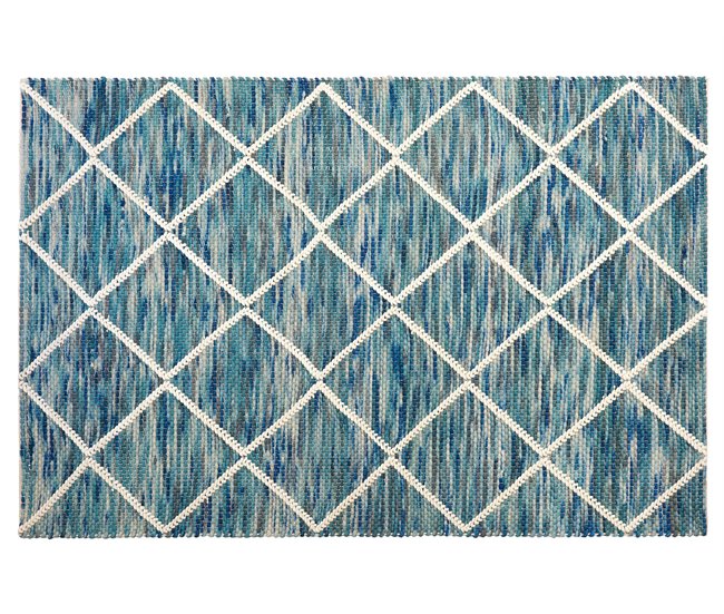 Beliani Pelos curtos BELENLI 140x200 Azul Claro