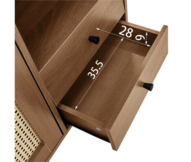 Aparador, porta, gaveta, armário de sala, cómoda Madeira