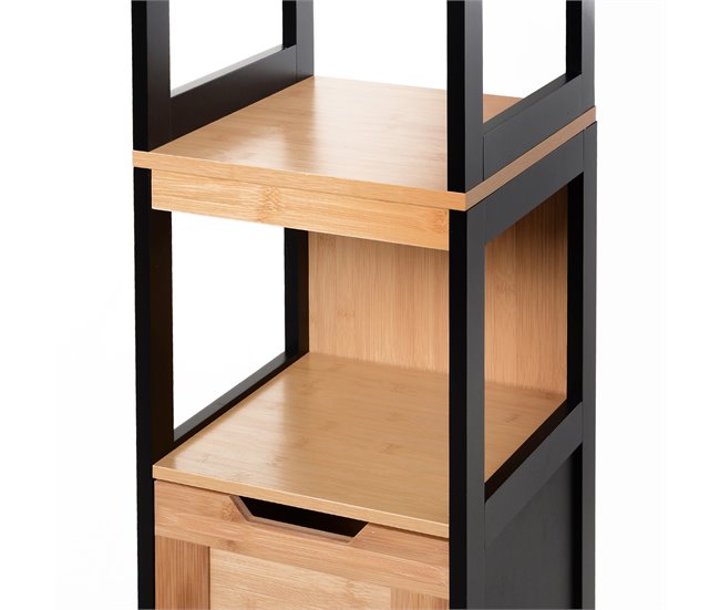 Armário auxiliar MDF, Bamboo kleankin, casa - casa de banho Multicor