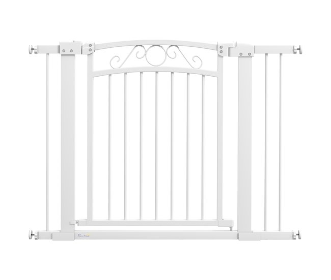 Barrera de Segurança para Cães Acero e PA PawHut Branco