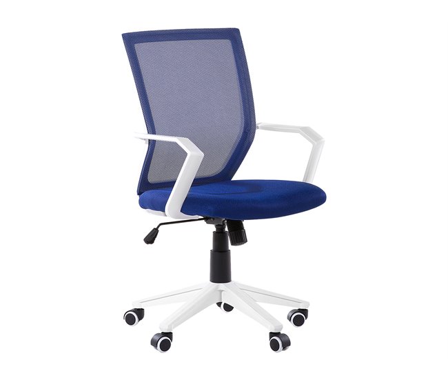 Beliani Cadeira de escritório RELIEF Azul