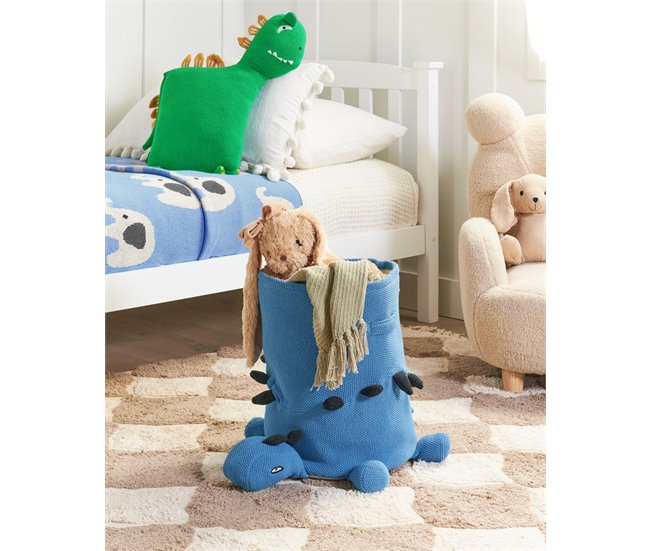 Beliani Cesta BAGNU Azul