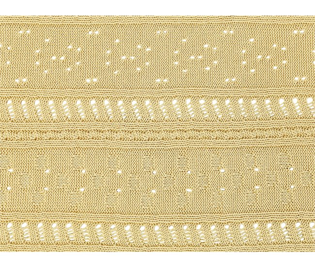 Beliani Cobertor DAULET Amarelo