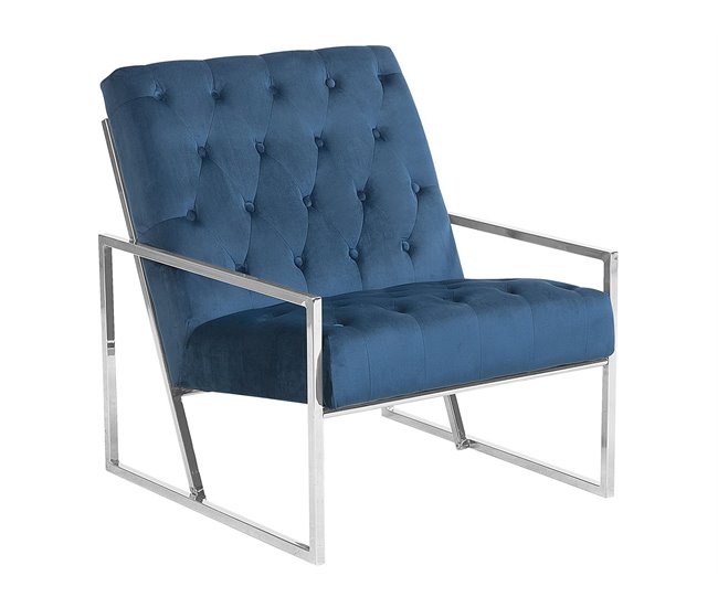 Beliani Poltrona HARSTAD Azul