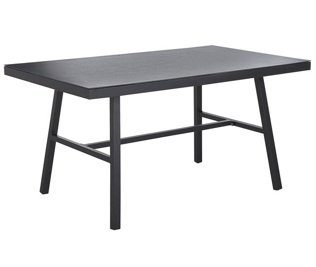 Beliani Mesa de refeição CANETTO Preto