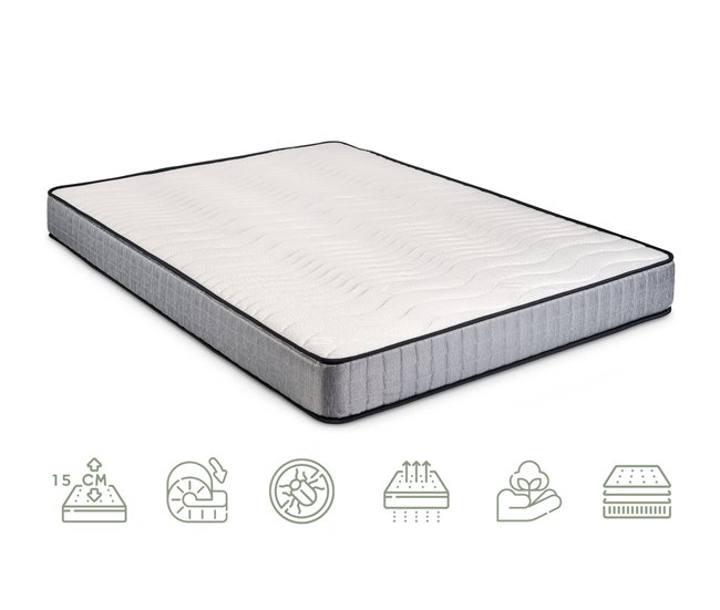  Colchão viscoelástico Pharma Therapy Slim - Ergonómico com elevada firmeza para máximo conforto 