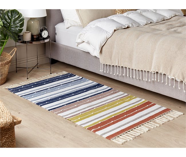 Beliani Entrelaçado TOZAKLI 80x150 Multicor