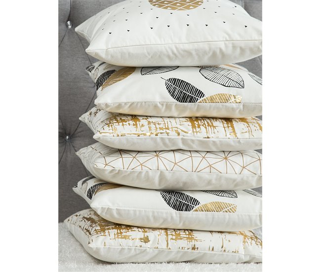 Beliani Almofada decorativa LOTUS Branco