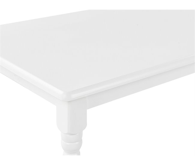 Beliani Mesa de centro KOKOMO 60x120 Branco