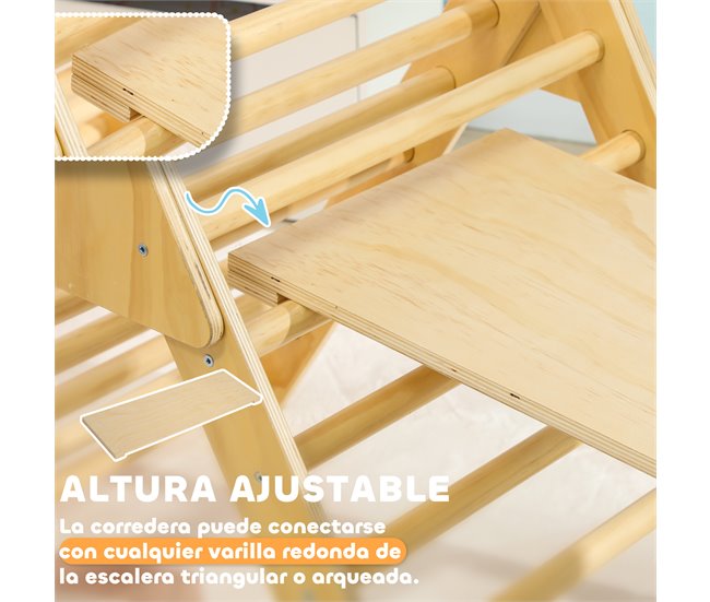 Jogo de Aprendizagem Placa de Pinho Multicamada AIYAPLAY Castanho