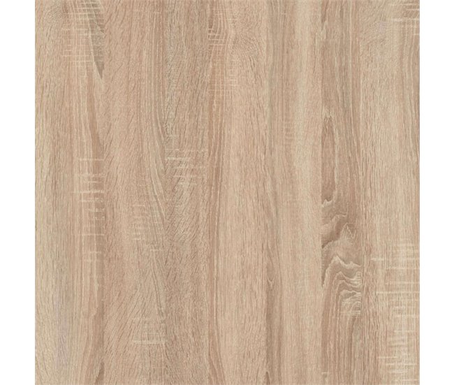 Armário auxiliar baixo Turin com 2 portas e 3 prateleiras Madeira Clara