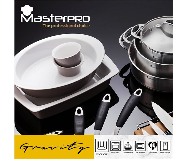 Bateria de cozinha de 7 peças Preto