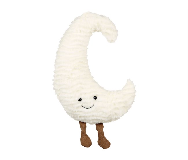 Beliani Almofada decorativa MOONLIGHTER Branco/ Bege