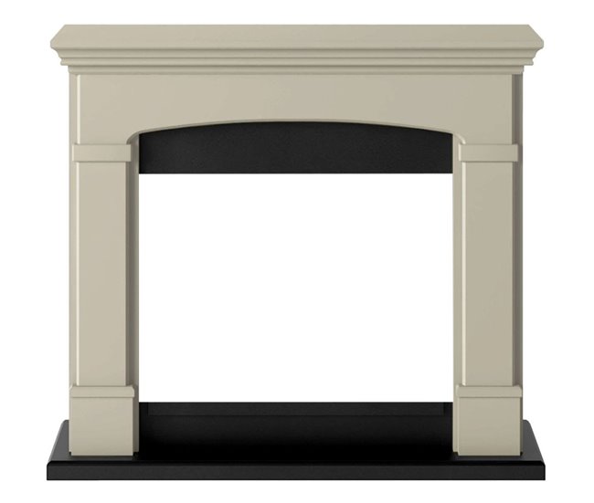Moldura Para Lareira Em Mdf Gio Bege