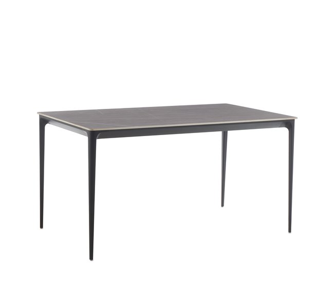 Conjunto de jantar com 1 mesa e 4 cadeiras STONE cinza Cinza