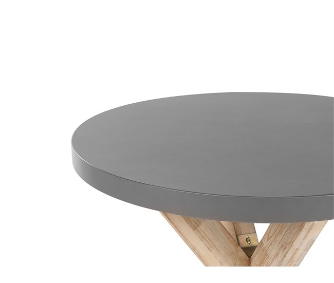 Beliani Conjunto de comedor OLBIA/TARANTO Cinza