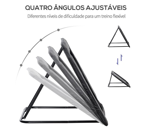 Rede de Rebote Aço, PE e Tecido Oxford HOMCOM Preto