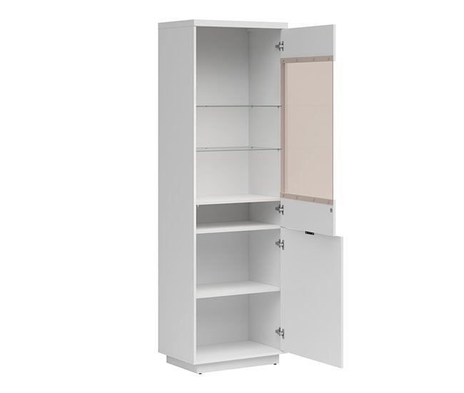 Armário expositor de 2 portas Sven 64 Branco