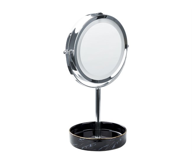 Beliani Espelho de maquilhagem SAVOIE 20x15 Preto