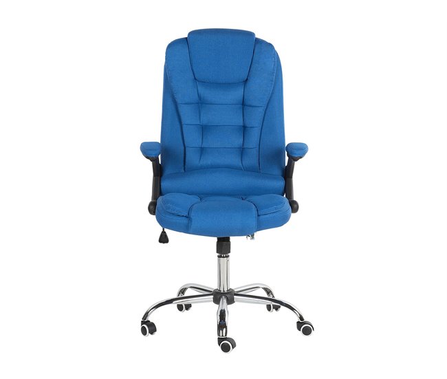 Beliani Cadeira executiva ROYAL Azul