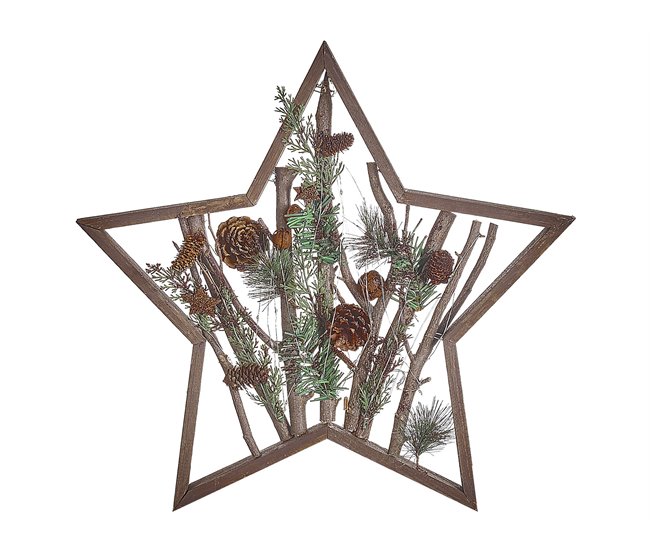 Beliani Acessório decorativo DOKKA Castanho