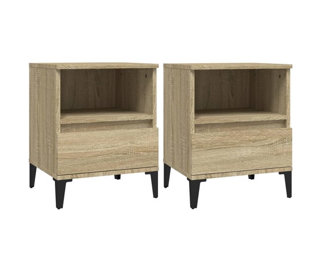 Soluna home - mesitas de noche centennial 2 peças 40