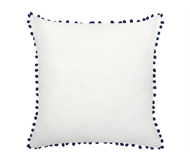 Beliani Almofada decorativa DANDELION Azul
