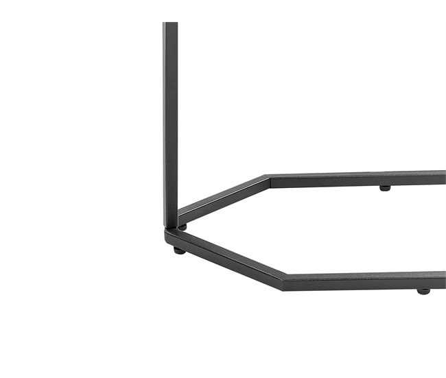 Beliani Consola HAZEN 100 Branco/ Preto