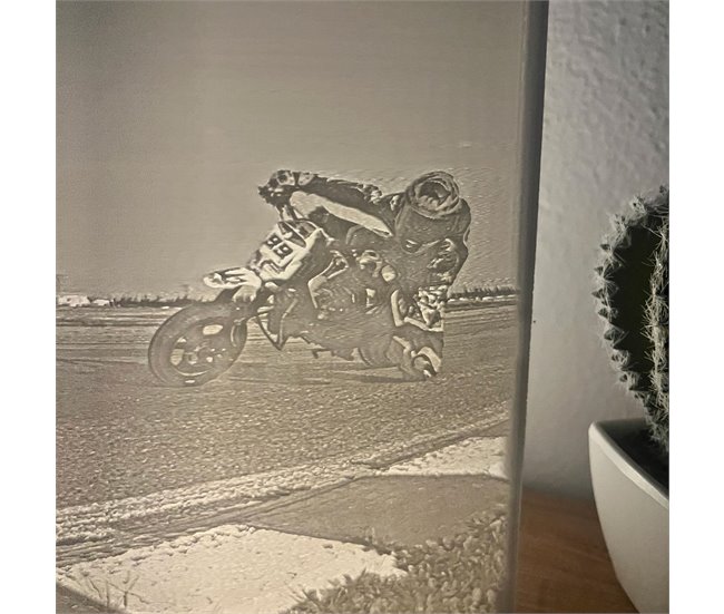 Abajur personalizável com SUA FOTO Branco