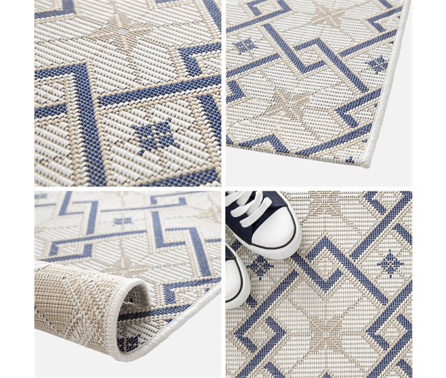 Tapete interior/exterior vintage Angie 230x160 Bege