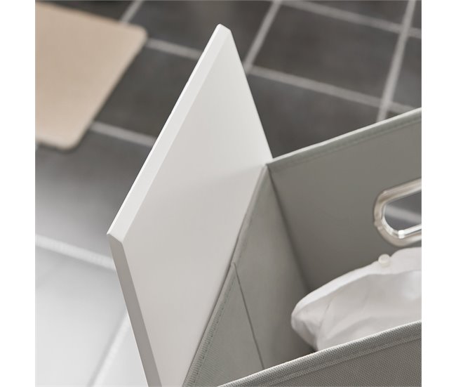 Cesto para roupa suja com 1 cesto Branco BZR100-W SoBuy Branco