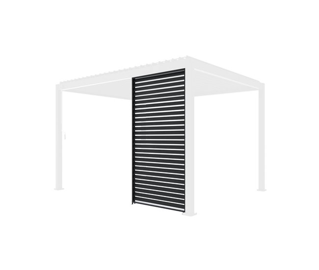 persianas de alumínio para pérgola Triomphe Cinza