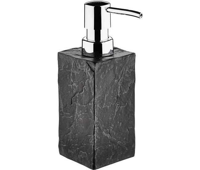 Distribuidor de jabón Slate Rock Preto