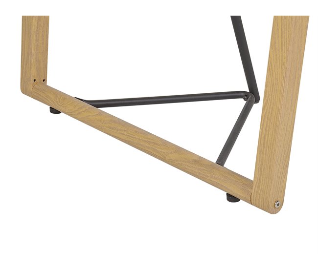 Beliani Mesa de jantar TACOMA 80x140 Transparente