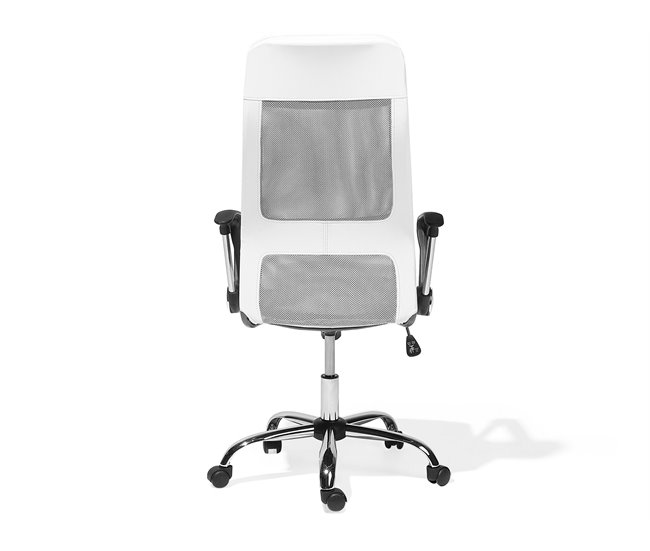 Beliani Cadeira de escritório PIONEER Branco