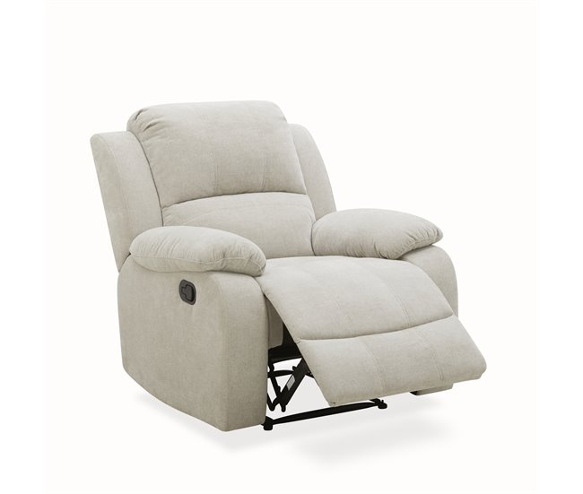 Cadeirão de relaxamento manual RYAN Cinza Claro