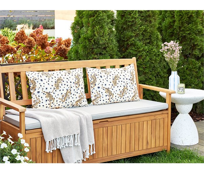 Beliani Almofada de jardim ARENZANO 40x60 Multicor