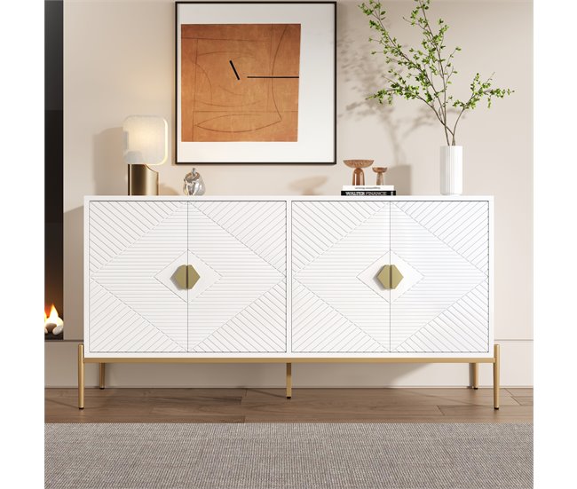 Aparador com 4 portas 162 Branco