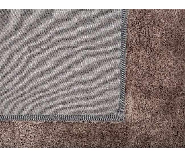 Beliani Shaggy (pelos longos) EVREN 80x150 Castanho Claro