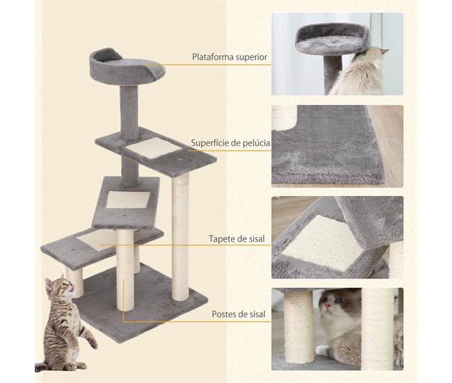 Arranhador para Gatos Multicor