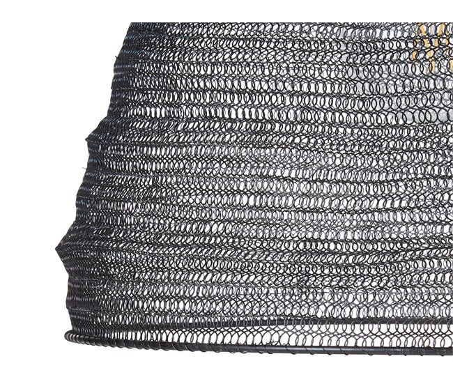 Beliani Candeeiro de tecto PARBATI Preto