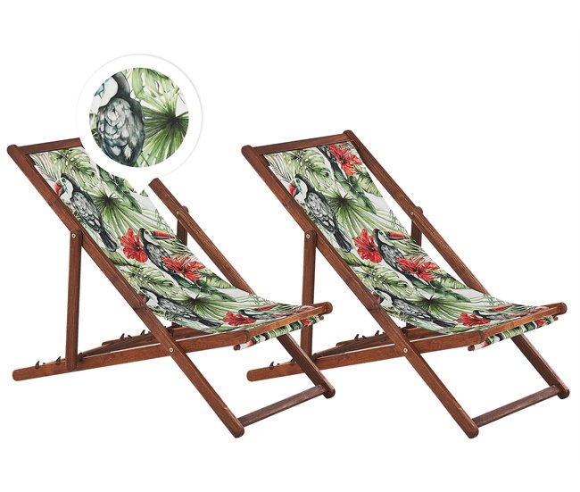 Beliani Cadeira lounge/relax ANZIO Multicor