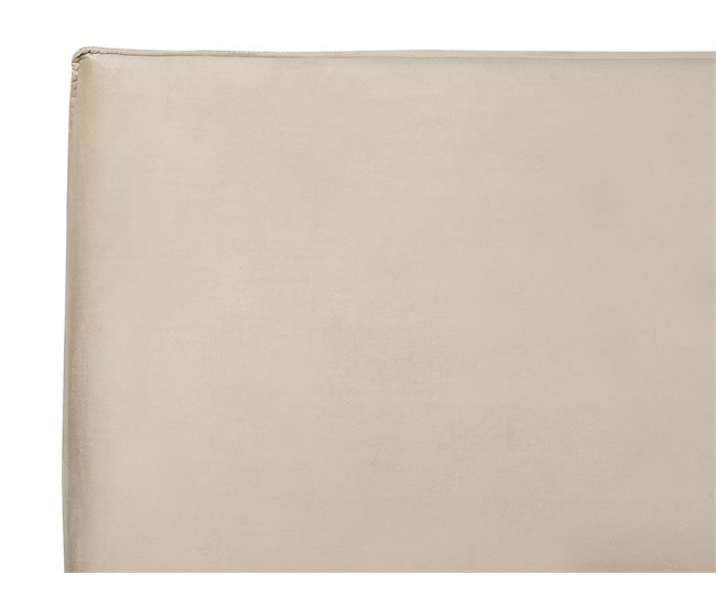Beliani Cama com armazenamento Veludo LAVAUR 203x210 Cinza Escuro