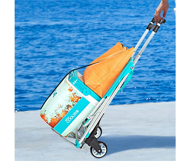 Aktive Carrinho multiuso extensível Preto