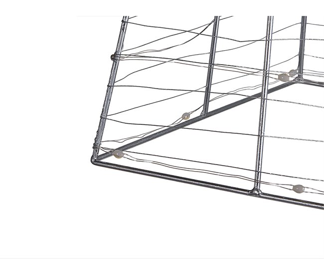 Beliani Decoração LED PUKSALA Cinza
