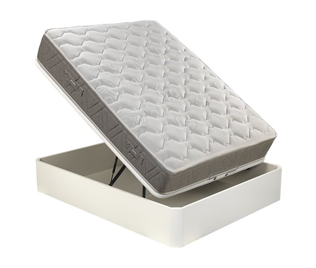 Colchão POCKETLIGHT 8K PIKOLIN de molas ensacadas Adapt-Tech + sommier grátis Pikolin color branco 