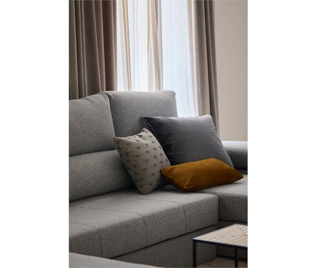 Sofá de canto com cama BARI Azul