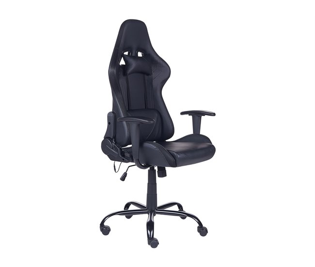 Beliani Cadeira de Gaming GLEAM Preto